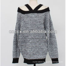 13STC5380 ladies sexy off shoulder sweater